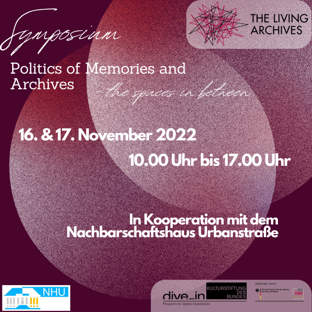 Symposium Politics of Memories and Archives